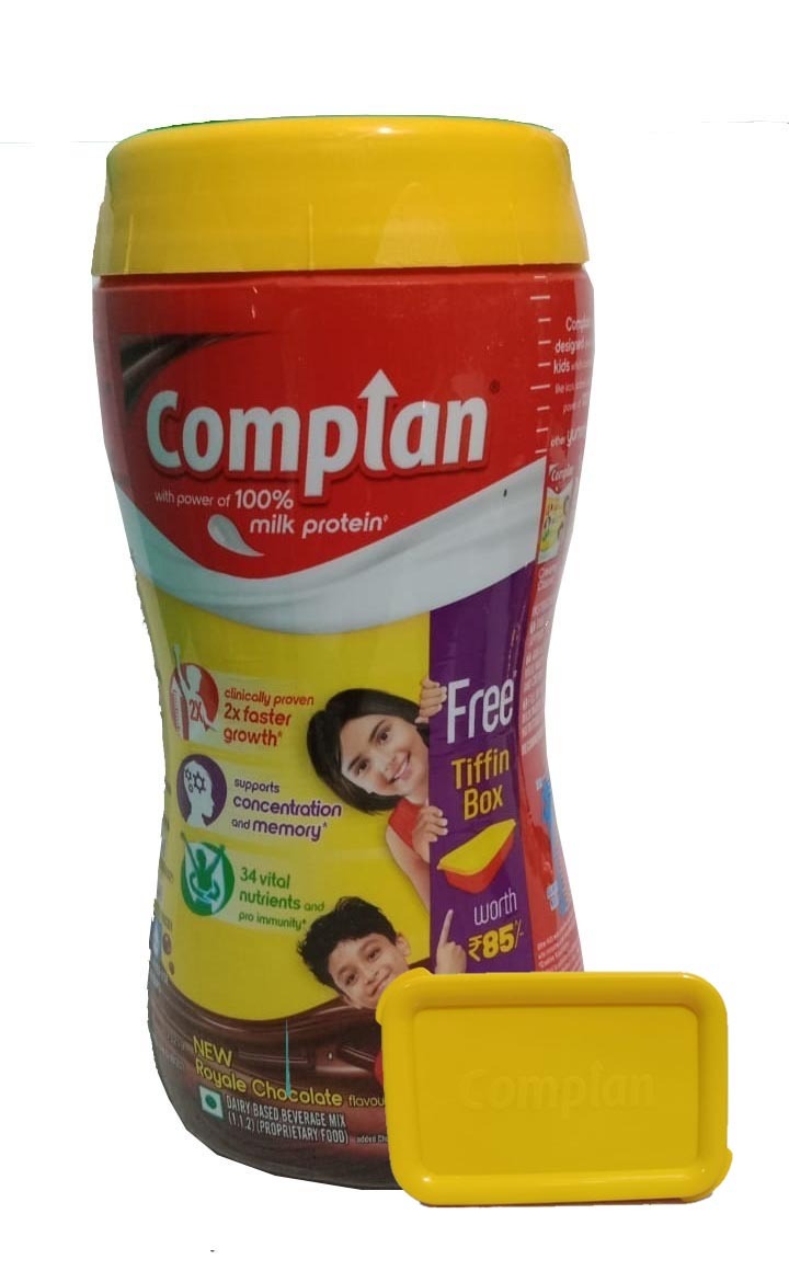 Complan Royale Chocolate 500g, Jar  + Free Tiffin Box Worth of Rs. 85